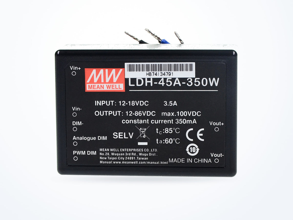 MEAN WELL LDH-45A-500 43W 86V 0.5A LED Driver, photo 2