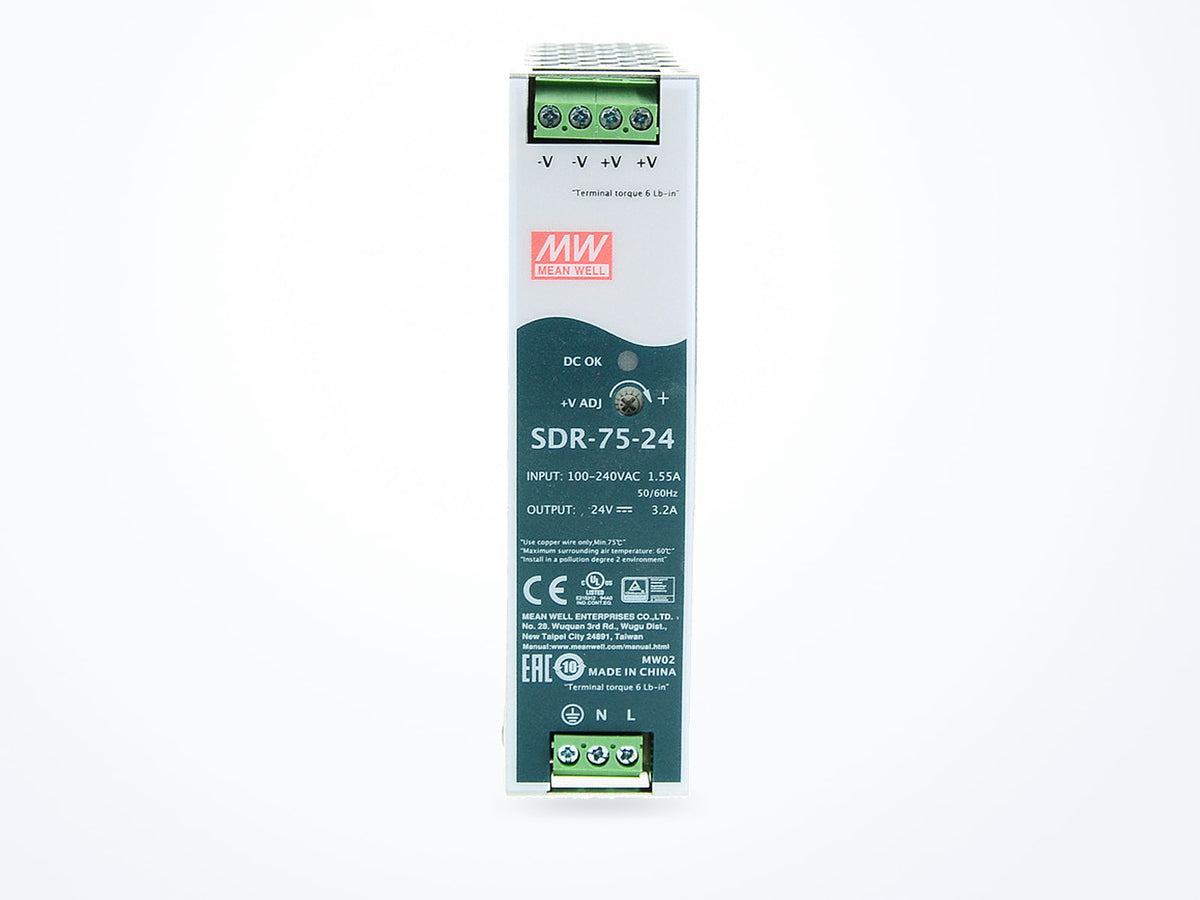 MEAN WELL SDR-75-12 75.6W 12V 6.3A DIN Rail, photo 2