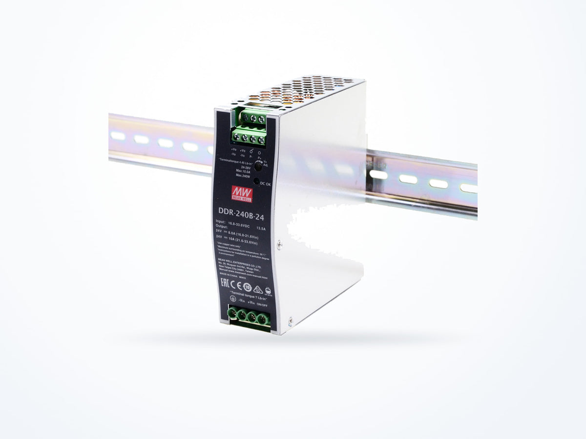 MEAN WELL DDR-240B-24 240W 24V 10A DIN Rail, photo 2