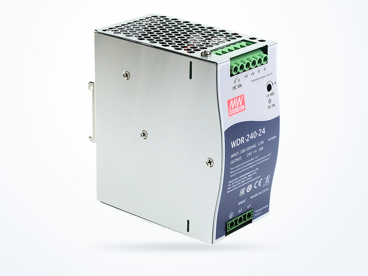 MEAN WELL WDR-240-24 240W 24V 10A DIN Rail, photo 2