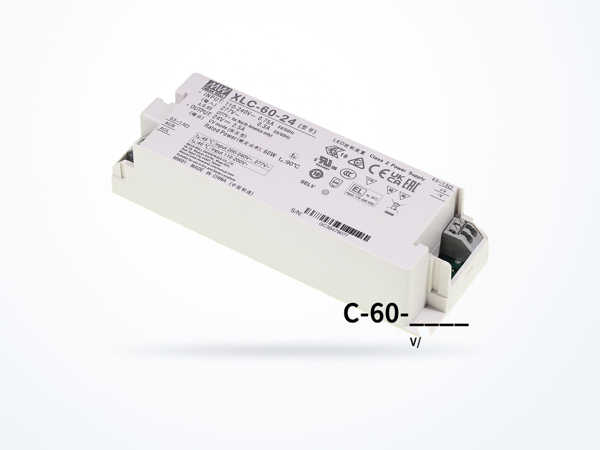 MEAN WELL XLC-60-24 60W 24V 2.5A LED Driver, photo 2