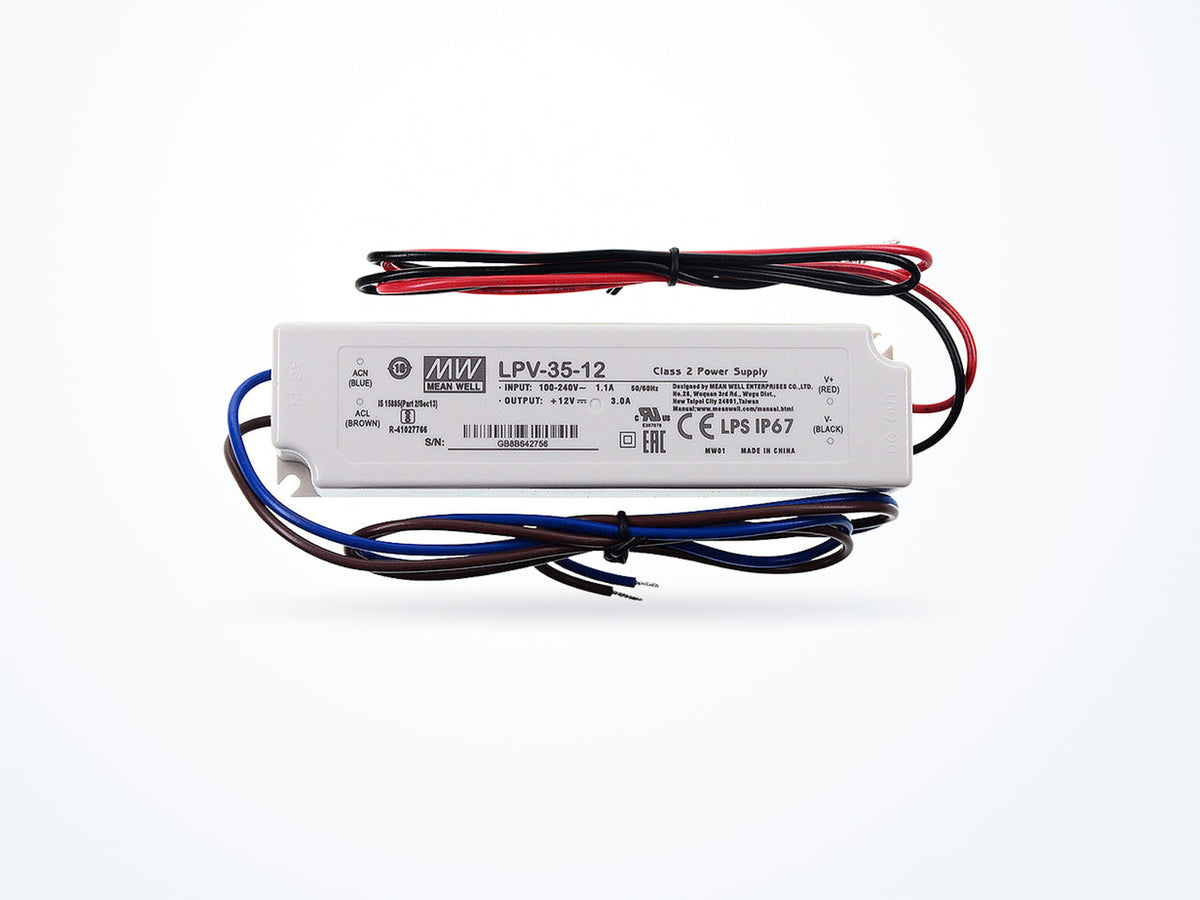 MEAN WELL LPV-35-12 36W 12V 3A LED Driver, photo 2