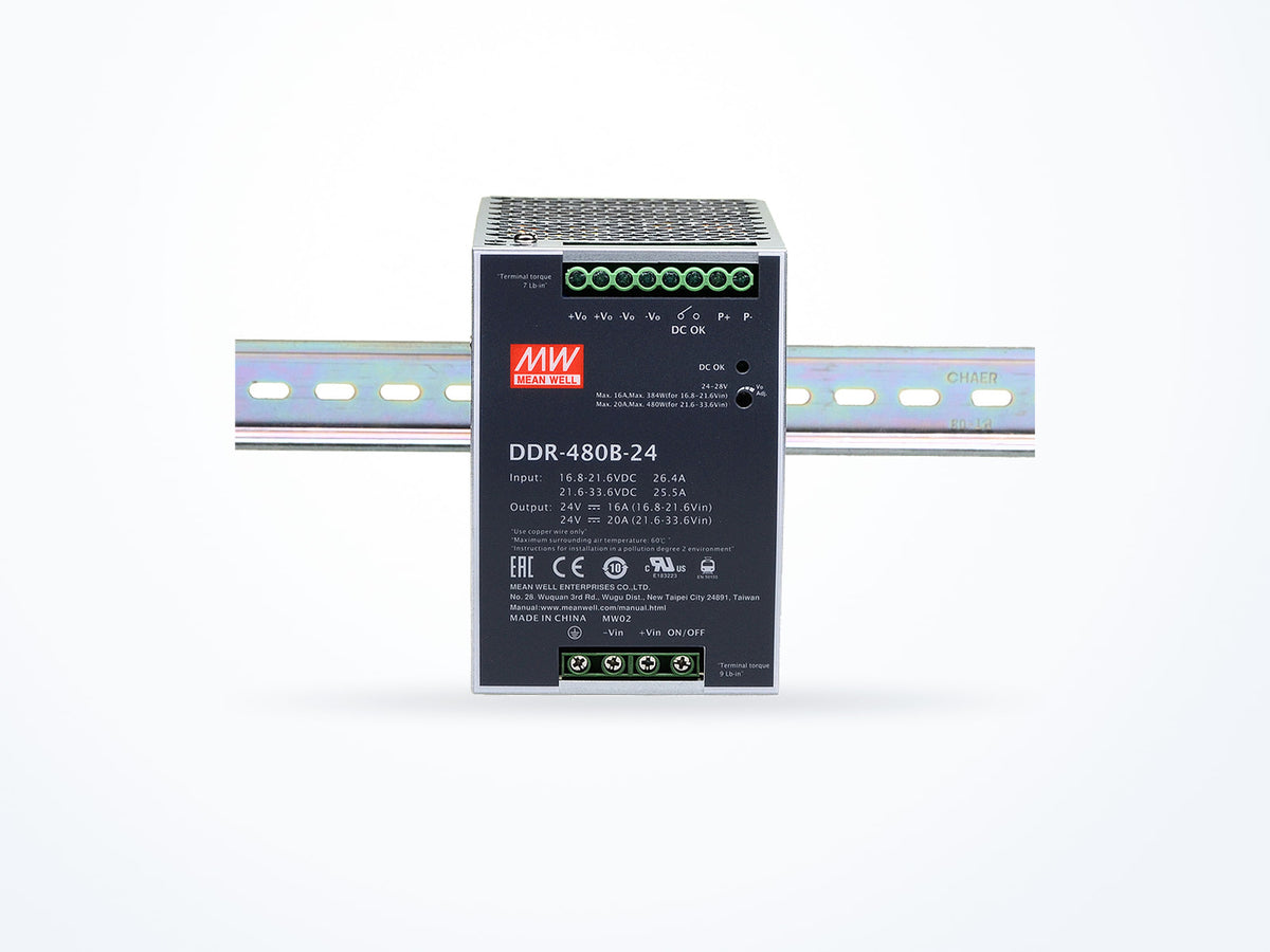 MEAN WELL DDR-480B-48 480W 48V 10A DIN Rail, photo 3