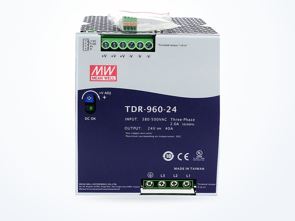 MEAN WELL TDR-960-24 960W 24V 40A DIN Rail, photo 2