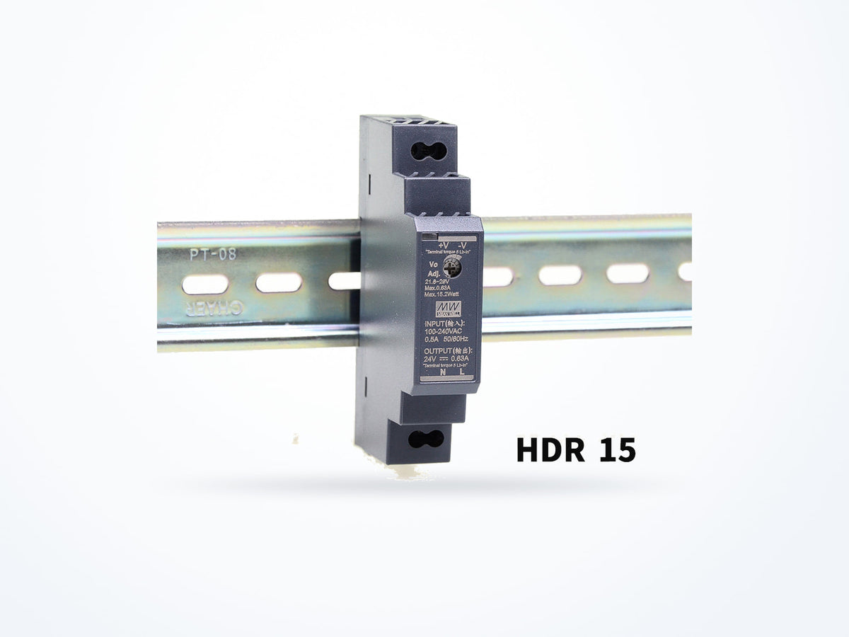 MEAN WELL HDR-15-15 15W 15V 1A DIN Rail, photo 2