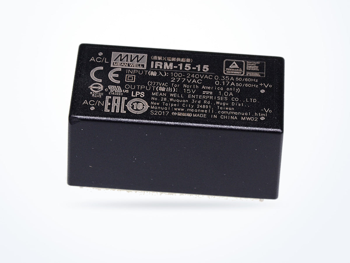 MEAN WELL IRM-15-15 15W 15V 1A Open Frame, photo 2