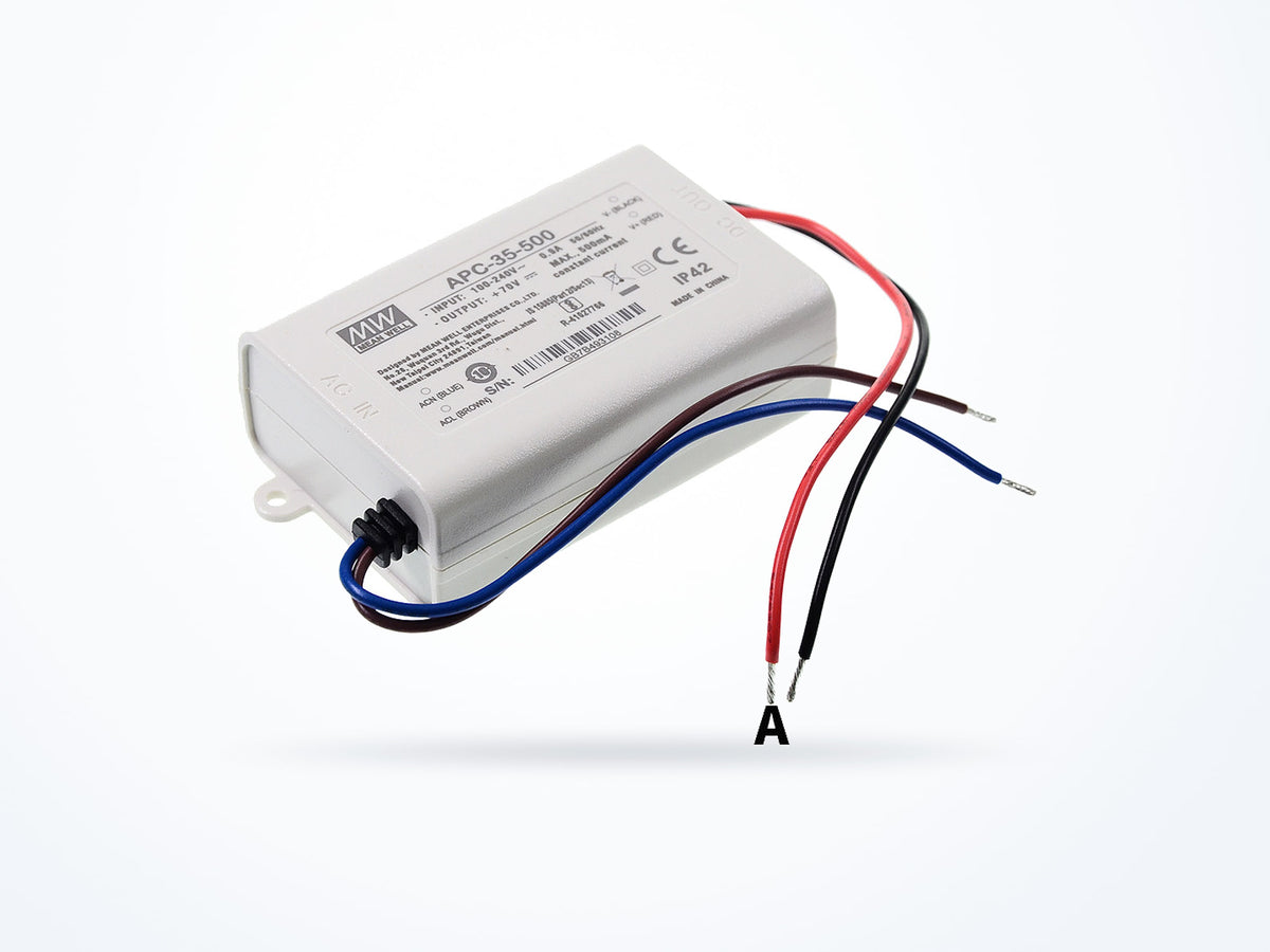 MEAN WELL APC-35-1050 34.7W 33.0476V 1.05A LED Driver, photo 2