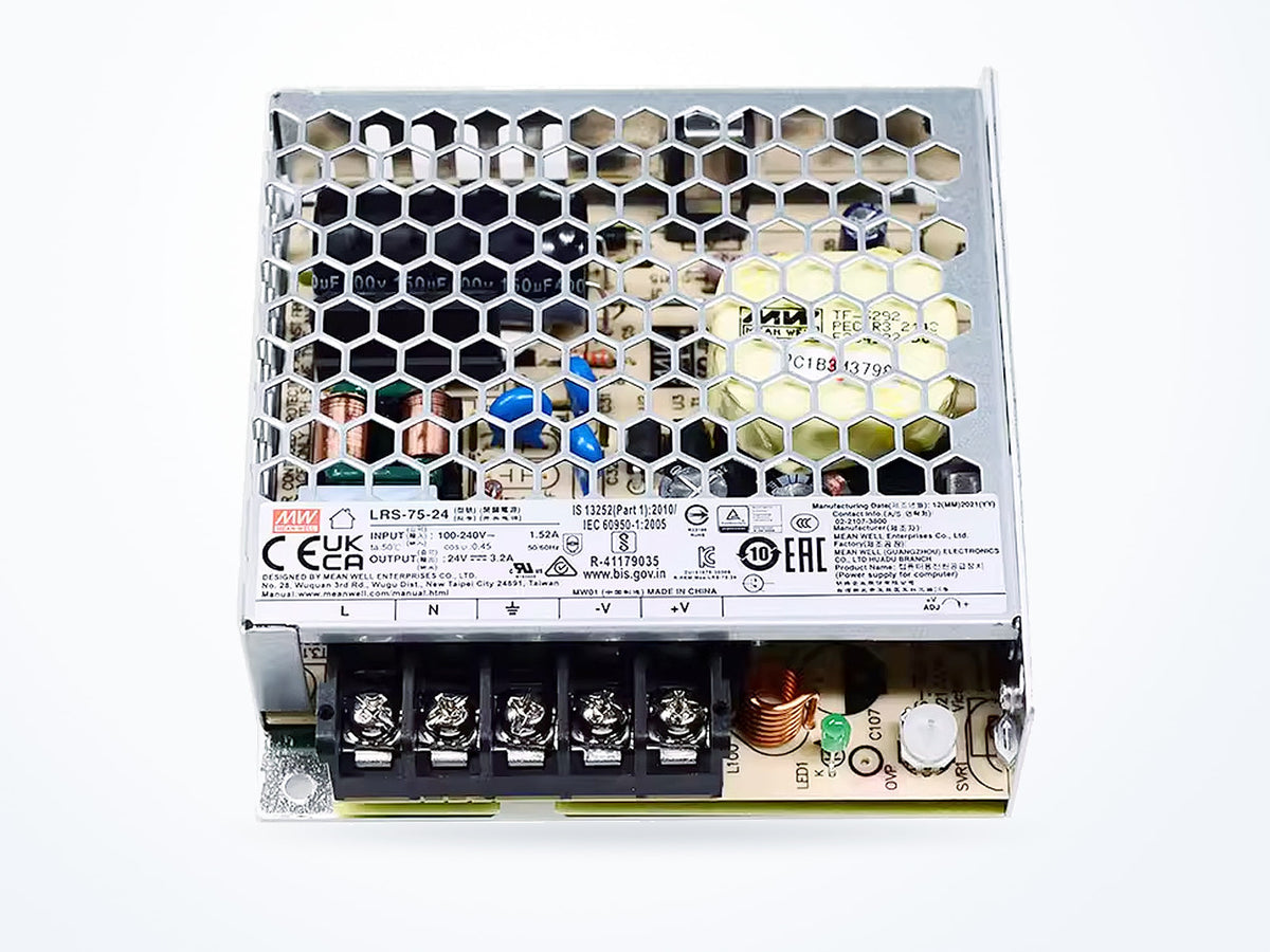 MEAN WELL LRS-75-15 75W 15V 5A Enclosed Type, photo 2