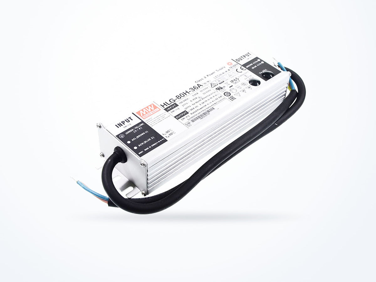 MEAN WELL HLG-80H-24 81.6W 24V 3.4A LED Driver, photo 2