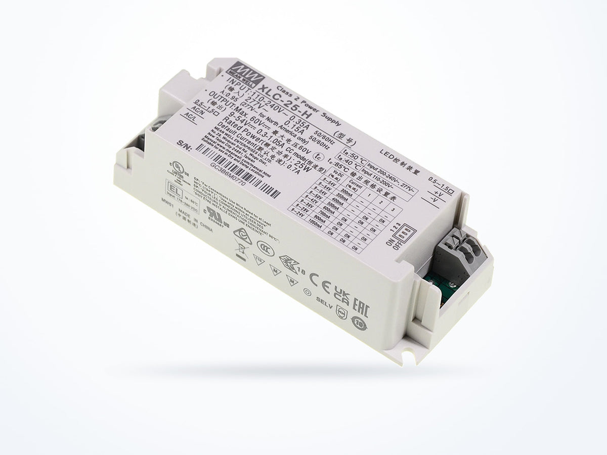 MEAN WELL XLC-25-12 25.2W 12V 2.1A LED Driver, photo 2