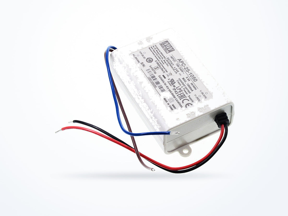 MEAN WELL APC-25-1050 25.2W 24V 1.05A LED Driver, photo 3
