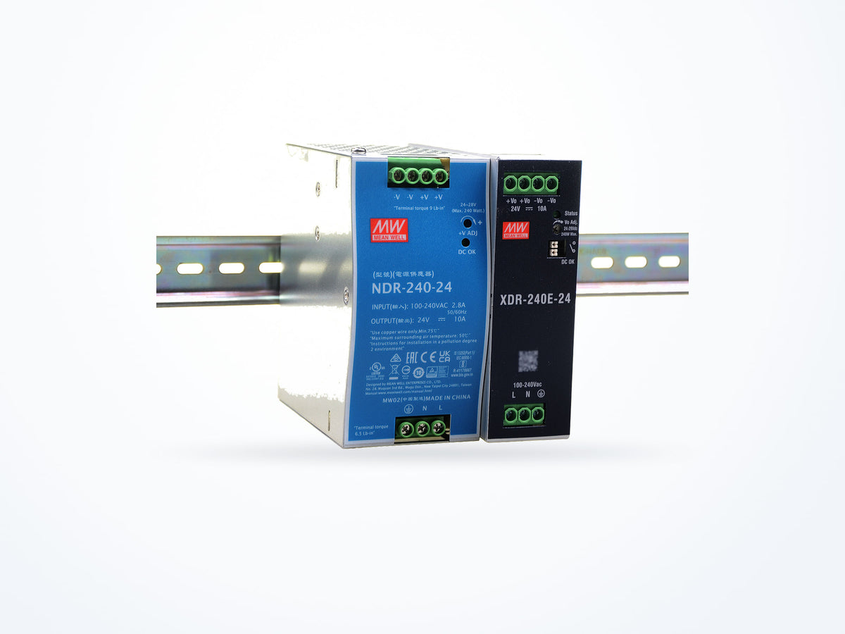 MEAN WELL NDR-240-24 240W 24V 10A DIN Rail, photo 2