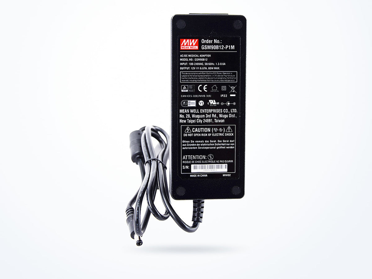 MEAN WELL GSM90B12 80W 12V 6.67A Adaptor, photo 2